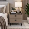 KL-2483B (1) The Attic Verona Bedside Table, bedroomtable, night stand table, upholstered premium table (Copy)