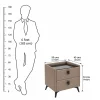 KL-2483B (8) The Attic Verona Bedside Table, bedroomtable, night stand table, upholstered premium table (Copy)