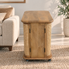 KL-3022S (6) The Attic Provence Bar Trolley, Trolley Table for Living Room, Solid Wood Trolley, Modern Trolley