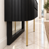 The Attic Carlston Dressing Table For Bedroom, Solid Wood, Black Finish