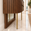 The Attic Carlston Dressing Table For Bedroom, Solid Wood, Teak Finish