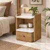 KL-3030S (2) The Attic Solid Wood Liora Nightstand with 1 Drawer