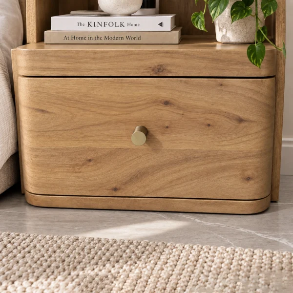 KL-3030S (7) The Attic Solid Wood Liora Nightstand with 1 Drawer