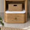 KL-3031S (5) The Attic Solid Wood Liora Bookshelf, Multipurpose for Living room Bed room Study, Solid Wood, Ligh Teak Finish