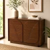 KL-3034T (2) The Attic 2 Door Carlston Sideboard,Multipurpose Cabinet for Kitchen and Living Room Storage,Classy Sideboard,Solid Mango Wood,Provential Teak Matte Finish