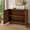 KL-3034T (6) The Attic 2 Door Carlston Sideboard,Multipurpose Cabinet for Kitchen and Living Room Storage,Classy Sideboard,Solid Mango Wood,Provential Teak Matte Finish